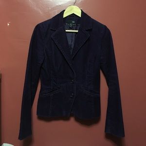 H&M Royal Purple Corduroy Blazer